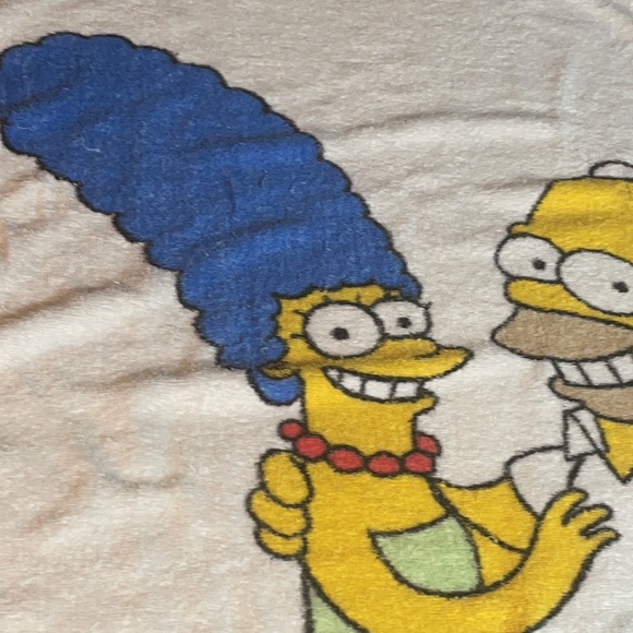 Rare - "The Simpsons" Beach Towel  (Vintage 1990's) - Picture 7 of 15